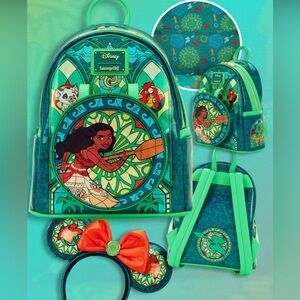 Loungefly Disney Princess Stained Glass Collection: Moana Set